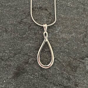 Lia Sophia Silver Infinity Necklace